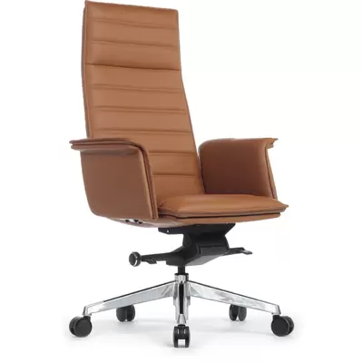 Кресло руководителя RV Design Rubens А1819-2 натуральная кожа, светло-коричневое