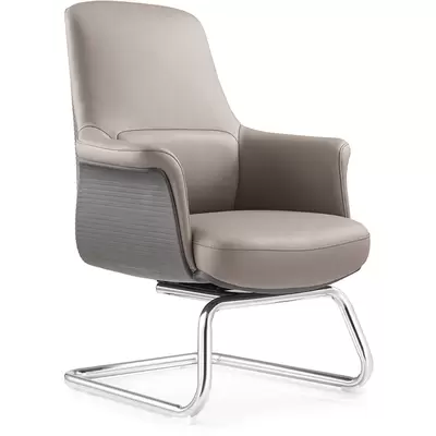 Кресло руководителя RV Design Verdi-SF D-655 экокожа, кремовое