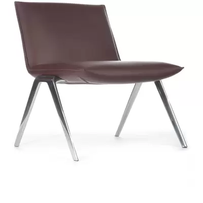 Кресло руководителя RV Design Essex F2313 экокожа-микрофибра, коричневое