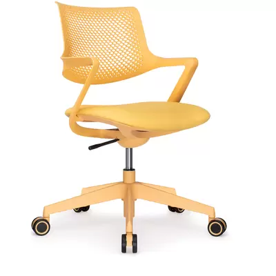 Кресло руководителя RV Design Dream B2202 сетка, желтое