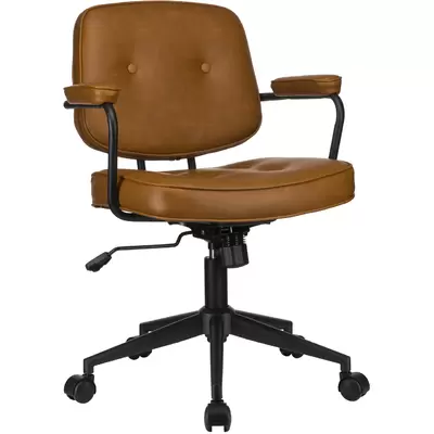 Кресло руководителя RV Design Chester W-221 экокожа, желтое