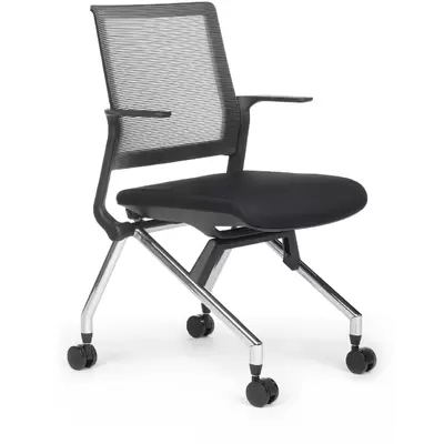 Кресло руководителя RV Design Moby D2002 сетка, черное