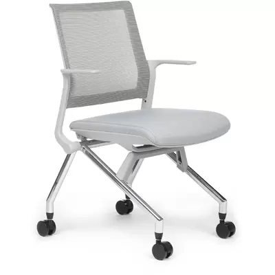 Кресло руководителя RV Design Moby D2002 сетка, серое