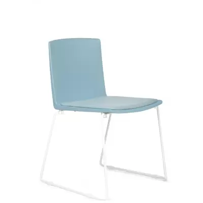 Кресло руководителя RV Design Simple X-19 ткань, голубое