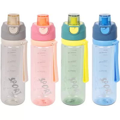 Бутылка пластиковая КОКОС Спорт 680мл, 4 вида