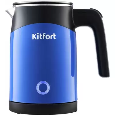 Чайник электрический Kitfort КТ-639-2 0.5л. 1150Вт синий (корпус: нержавеющая сталь/пластик)