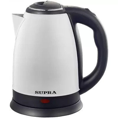 Чайник электрический Supra KES-1846SW 1.8л. 1500Вт белый/черный (корпус: нержавеющая сталь)