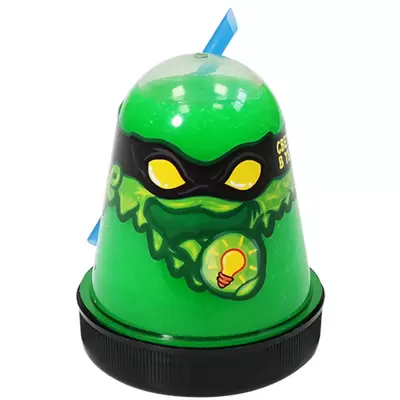 Слайм Slime "Ninja", зеленый, светится в темноте, 130г